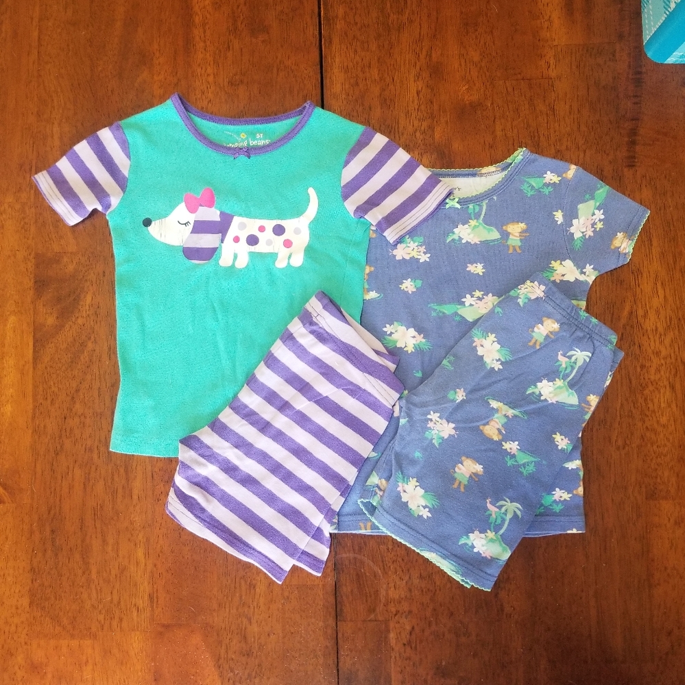 2 sets of pajamas